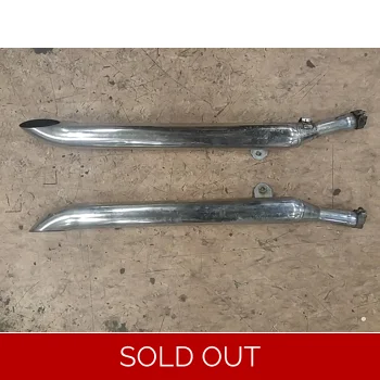 1983-84 Yamaha XVZ12 XVZ1200 Venture Royale Turndown Mufflers - Pair